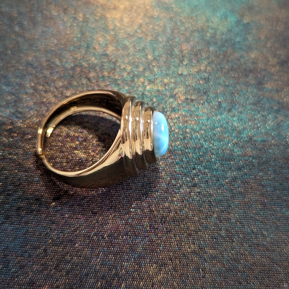 Light Blue Stone Ring - image 2